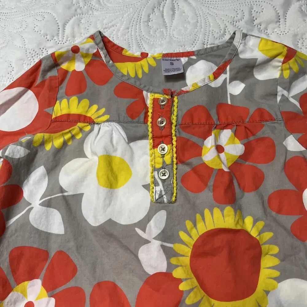 Carter's Retro Floral Tunic Dress Size 5